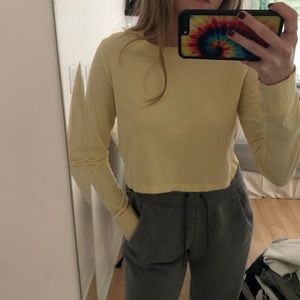 Cozy yellow long sleeve